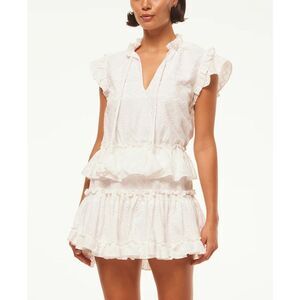 Misa Los Angeles Iliana Mini Dress White Size XS NWT